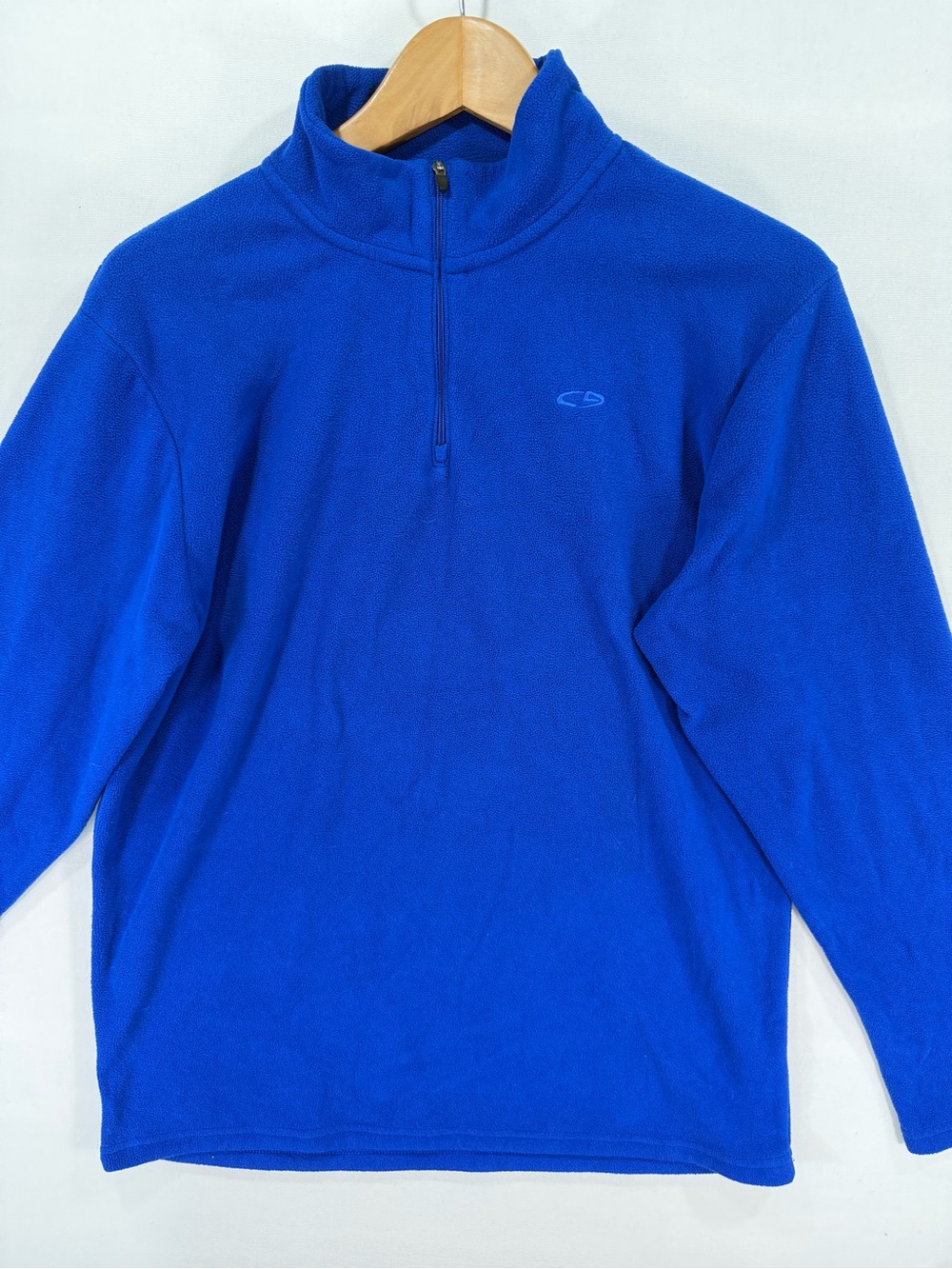 Champion Blue Half-Zip Fleece Size XL